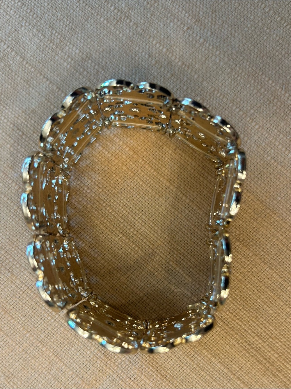 Rhinestone Filigree Extendable Bracelet - Picture 2 of 5